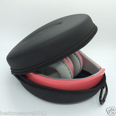 Black Hard Shell Big PU Carrying Case Travel Bag for Beats Beyution Headphones 