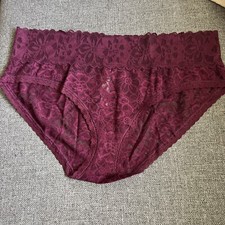Victoria's secret Lace hiphugger Burgandy color small