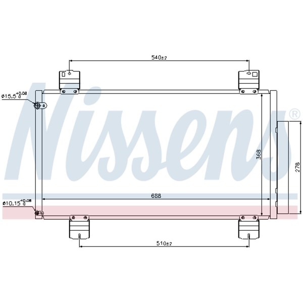 Kondensator Klimaanlage Mit Trockner FüR Honda Accord Viii Kombi CW-image