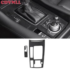 For Mazda 6 Atenza 2018-2021 Black Suede Central Console Gear Shift Frame Cover