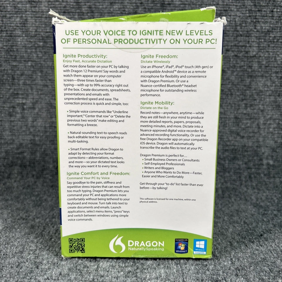 Nuance Dragon NaturallySpeaking Version 12 Premium (Retail) for Windows Open Box - Image 4 of 4