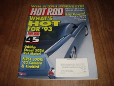 Vintage Hot Rod Magazine January 1993