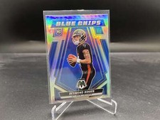 Desmond Ridder 2022 Mosaic Blue Chips Silver Prizm BC-2 Falcons Cardinals RC