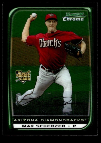 2008 Bowman Draft Picks & Prospects #BDP33 Max Scherzer Chrome