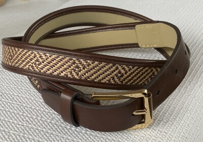 Vegan Leather Gold Tone Buckle Belt Belt Vegan Leather Goldtone Buckle 1990s - Etsy main image 4