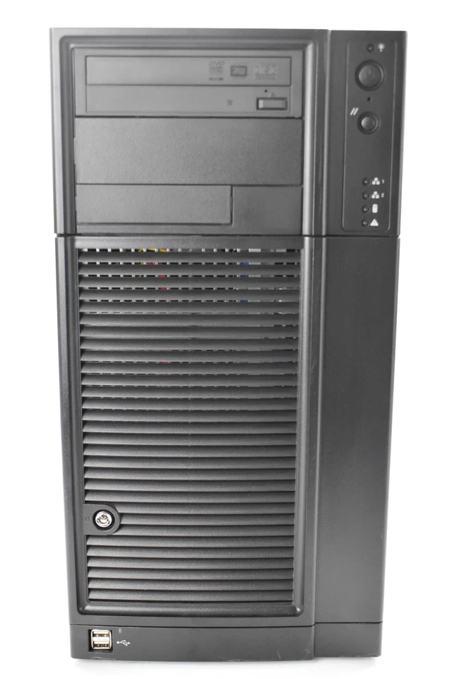 Intel SC5650UP Desktop Server Intel X3430 @ 2.40GHZ 8GB 80GB SSD + 4x 1TB HDD - Image 2 of 4