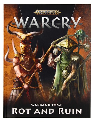 Warhammer Age of Sigmar WARCRY Warband Tome Rot and Ruin Expansion Book