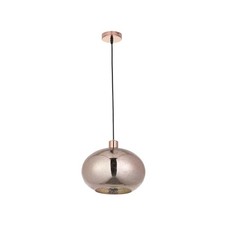 Modern Ceiling Pendant Light Copper Bubble Glass Kitchen Dining Lighting