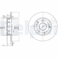 2X Delphi Bremsscheibe BG2288 FüR Mercedes W201 190 201 022 023 122 126 018 024