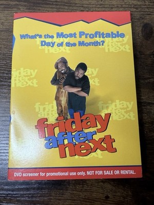 Friday After Next Very Rare DVD Screener Promo Free Shipping!