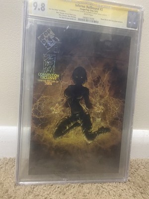 Inferno: Hellbound #2 CGC 9.8 GRADED SIGNED by MARC SILVESTRI SELECT FOIL LMT