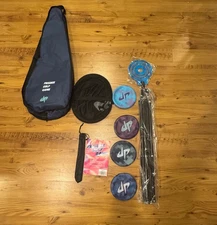 Dude Perfect Frisbee Golf Game with Carrying Bag Backyard Target Disc Throw