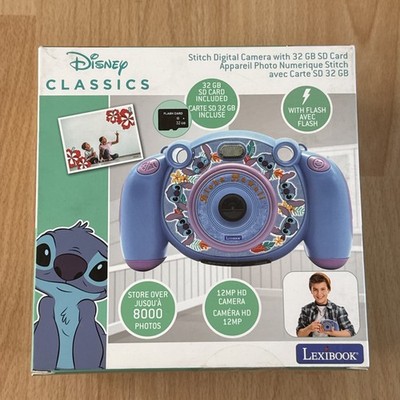 Lexibook DJ080D Stitch Kinderkamera mit Foto- und Videofunktion