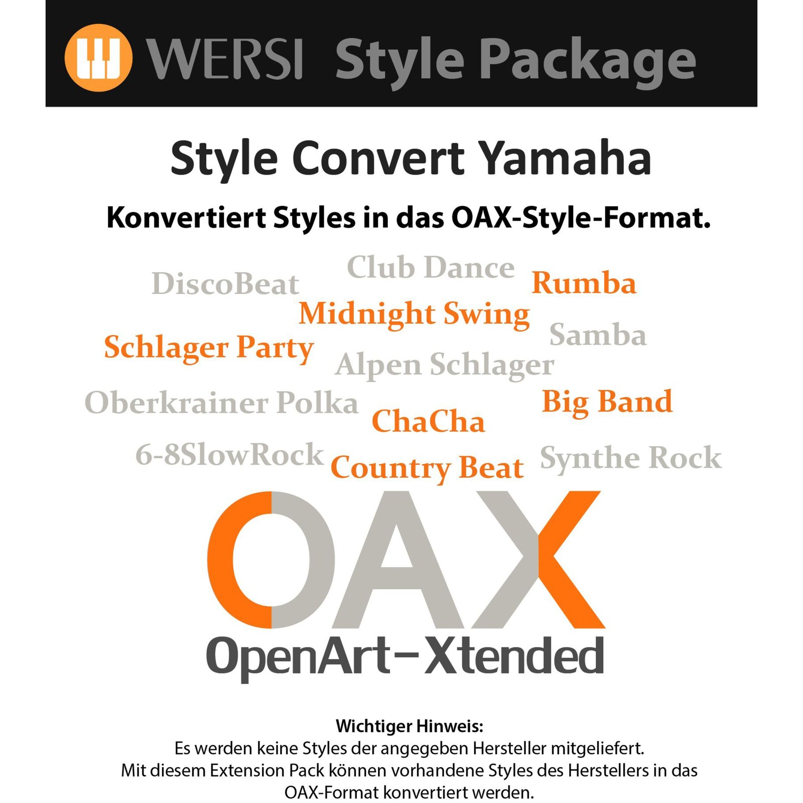 OAX Style- YAMAHA Tyros 28090₽