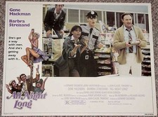 ALL NIGHT LONG 1981 LOBBY CARD-COMEDY-GENE HACKMAN FN