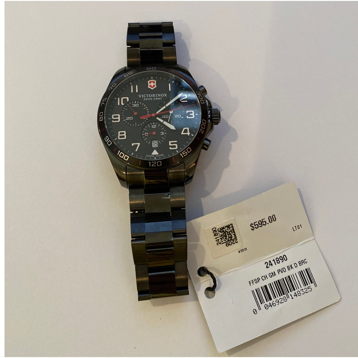 Victorinox FieldForce Sport Chronograph 42 MM Analog Quartz Black