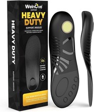 Heavy Duty Arch Support Insoles Plantar Fasciitis Flat Feet 220 lbs