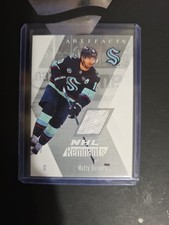 2025-26 Artifacts Marty Beniers NJL Remnants Patch Kraken 