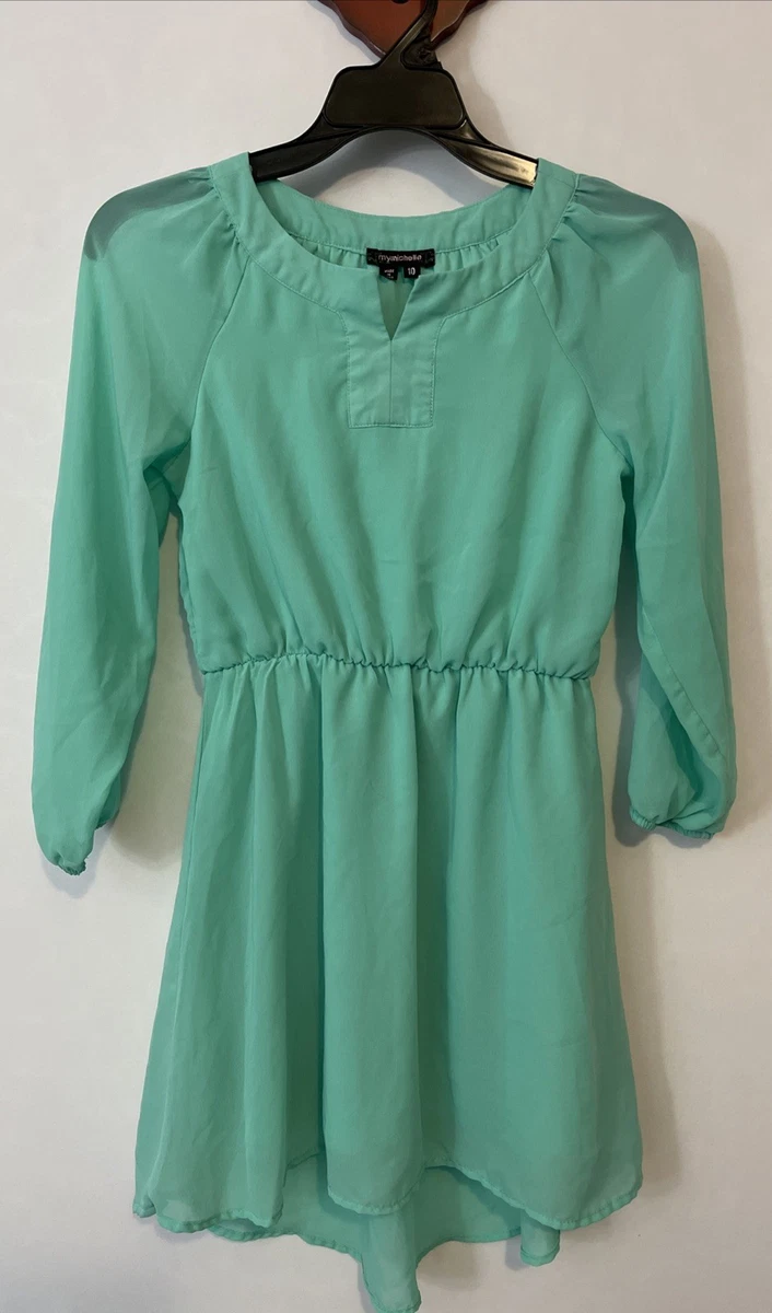 michelle green dress Michelle