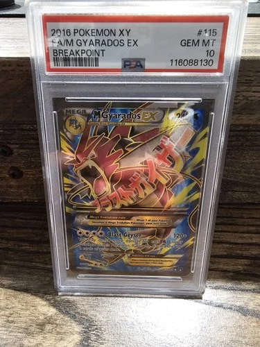 M Gyarados EX 115/122 Full Art XY Breakpoint PSA 10 GEM MINT Pokemon Mega 2016