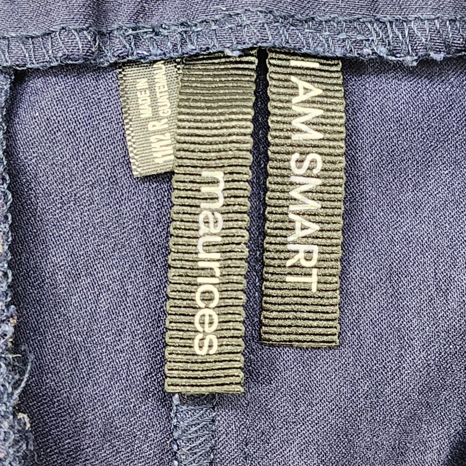 Maurices Pants Womens 11/12 Blue I AM SMART Mid Rise Bootcut Stretch Office - Image 3 of 4