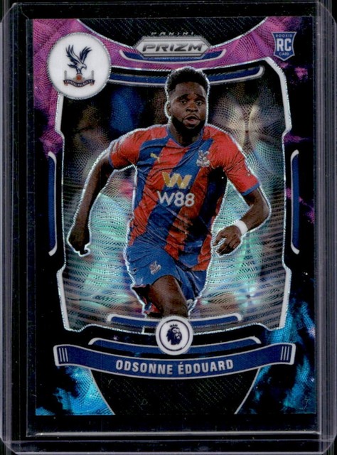 2021 Panini Prizm Premier League Odsonne Edouard RC Choice Prizm Nebula #1/1