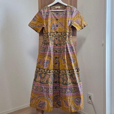 Burberry Vintage Italian Fabric Dress Long Luxurious