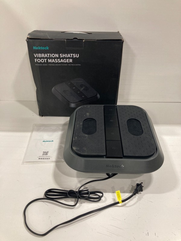 Nekteck vibration shiatsu foot massager 