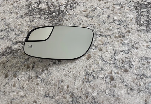 2010-2019 FORD TAURUS Driver Left Side HEATED MIRROR GLASS with spotter OEM