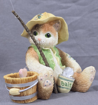 1995 Enesco Calico Kittens ''Hooked On You'' #129313 (1)