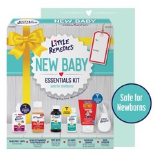 Little Remedies New Baby Essentials Kit, 6 Piece Kit for Baby's Nose and Tummy