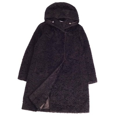 Es Max Mara S Coat Hooded Outerwear Womens JI42 USA8 FB40 Used MOLO-0