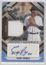 2022 Elite Extra Edition Prospect Materials Signatures Eury Perez Auto 0u66