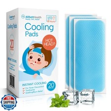 Cooling Patches for Kids - 20 Pack Fever Patch for Kids, Minty Co