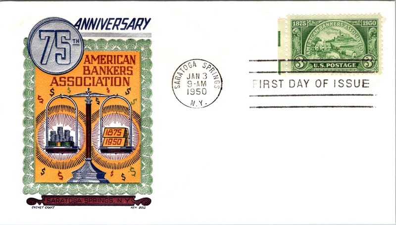 S09-6212, AMERICAN BANKERS ASSOCIATION, CACHET CRAFT / KEN BOLL, FDC