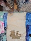Set of 2 Beige/Tan Embroidered Applique Pillow Shams Zip Closure Rectangular — photo 2