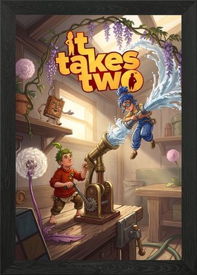 It Takes Two Video Game Poster Gerahmt Wandbild Poster Druck Bild