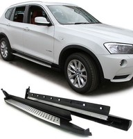 Alu Flankenschutz OE Style Trittbretter Mit ABE !! Passend FüR BMW X3 F25 10-17