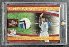 DWIGHT HOWARD 2009 PANINI SEASON UPDATE CHRISTMAS CARDS PRIME GU XMAS PATCH /25