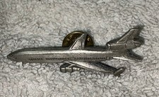 Rare Vintage Lockheed Martin L—1011 Commercial Jet Lapel Pin Pewter