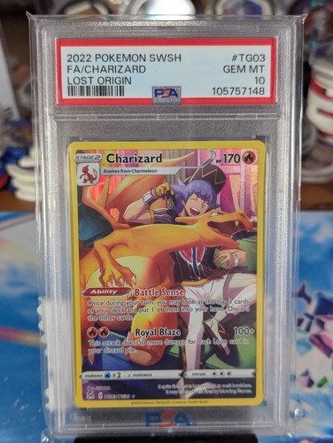 Charizard graded PSA 10 for sale on eBay