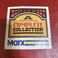 Marx P-2213 Best of the West A Handy Guide to Complete Collection Jane West John