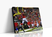Football Autograph Canvas - Julio Jones - Sky High TD