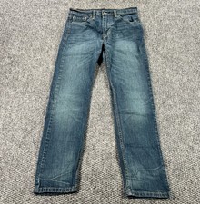 Levis 502 Jeans Mens 29x30 Blue Regular Taper Fit Stretch Denim Casual Pants