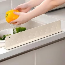 Sink Water Splash Guard Set of 4 – Silicone Splash Barrier with Suction Cups