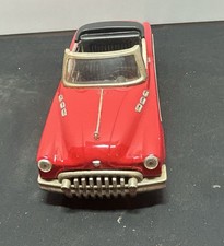 Vintage Tin Friction Convertible 2 Door Toy