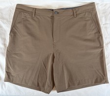Faherty All Day Shorts 2.0 7" Men's Size 38 Island Brown
