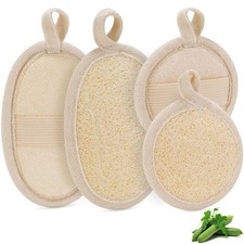 Esponja de lufa natural exfoliante corporal de lufa y tela de rizo ba o y ducha