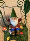 Yankee Candle Gnome Swing Tea Light Candle Holder Garden Sunflower Party  Decor — photo 2