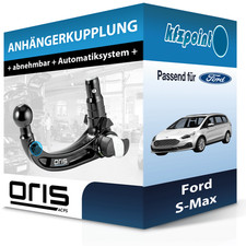 ORIS Anhängekupplung abnehmbar passend für Ford S-Max 01.2015-jetzt neu